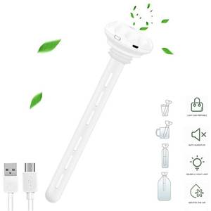 lot 6044 image: USB Cool Mist Humidifier-Portable Mini Air Humidifier for Bedroom Desk Car Travel Office Baby With Adjustable Length