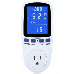 lot 6084 image: Upgraded Watt Power Meter Plug Home Electrical Usage Monitor Consumption, Energy Voltage Amps Kill Tester with Backlight, Overload Protection, 7 Modes Display