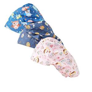 lot 6099 image: DREYOLIFE 3 Piece Bouffant Hats Cotton Sweatband Value Set