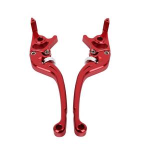 lot 6127 image: mokuo CNC Brake Lever Handle Adjustable Motorcycle 22mm 78 Aluminum Front&Rear Disc Brake Lever Fit for Most of Motorcycles,Scooters and Electric Bike Red
