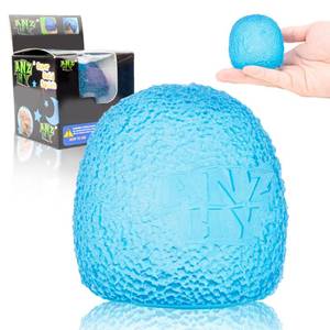 lot 6470 image: Squishy Stress Balls - Sensory Toys for Kids with Unique Needs - Fosters Creativity, Focus, and Fun - Great for Classrooms, Home, and Playtime (Blue Ellipsoid)