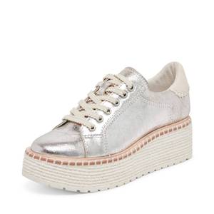 lot 6489 image: Dolce Vita Womens, Twain Silver Crackled Leather, 7.5, Medium