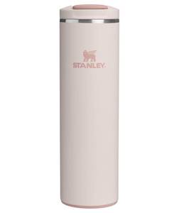 lot 8177 image: STANLEY Transit FlipTop Mug  Leakproof Coffee Travel Cup  Vacuum Insulated Stainless Steel  Stays Hot or Cold for Hours  BPA-Free  16 oz  Rose Quartz (Used)