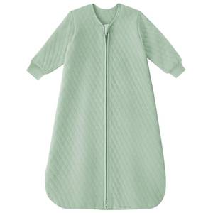 lot 8179 image: Yoofoss Baby Sleep Sack 18-24 Months 1.0 Tog Long Sleeve Sleep Sack Organic Cotton Wearable Blanket for Toddlers 2-Way Zipper Quilted Sleeping Sacks(X-Large)