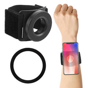 lot 8194 image: Magnetic Running Phone Holder for iPhone, 360° Rotatable Armband Cell Phone Holder Strong Adaptability Wrist Phone Carrier Compatible with iPhone 12 13 14 15 16 Pro Max Plus Mini
