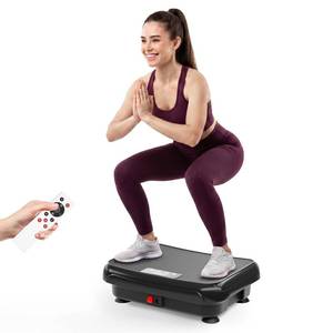 lot 9863 image: TISSCARE Vibration Plate Exercise Machine Mini Vibrating Plates for Sedentary Users, Helpful for Lymphatic Drainage and Weight Loss, 400Lbs Capacity Full Body Power Shake Workout Platform for Home