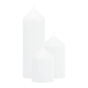 lot 10449 image: CHICERA 3 Pcs White Pillar Candles Bulk Set, Elegant Decorative White Candles��2 in x 3, 4, 6 Inch Assorted Size Unscented Pillar Candles Bulk for Home Decor, Weddings, Centerpiece
