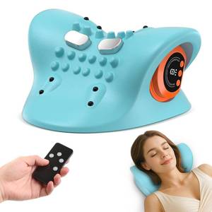 lot 11898 image: HarrFlow Neck Massager 2026 New Upgrade 3 in 1 Portable Massager with Heat &Comfortable Stretching��Adjustable Intensity for Neck & Shoulder Relaxation at Home,Office,Travel