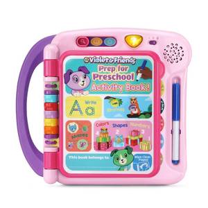 lot 11915 image: LeapFrog Violet and Friends Prep for Preschool Activity Book, Pink