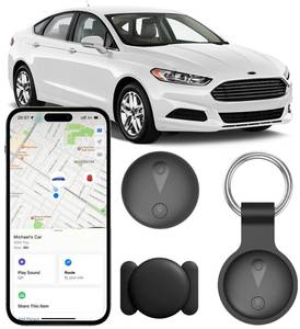 lot 12392 image: Undetectable GPS Tracker for Vehicles - Real-Time Tracking, No Monthly FeeNo SIM Card, Works with iOS Find My  Mini Hidden Magnetic GPS Locator, Ultra-Slim, IP68 Waterproof, 12-Month Working Time