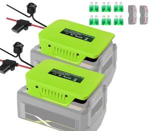 lot 12403 image: 2Packs Power Wheel Adapter for Ryobi 40V OP4050A Battery with Fuse & Switch, Secure Battery Adapter,with 14 Gauge Wire, Good Power Convertor for DIY Ride On Truck,Robotics, RC Toys and Work Lights (Only One)