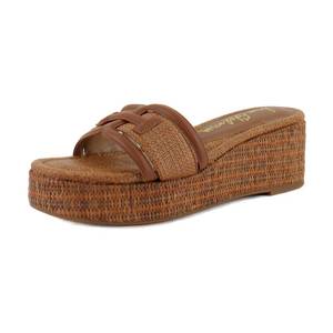 lot 13268 image: Sam Edelman Womens Pauleena Wedge Sandal, Rich CognacCuoio, 10