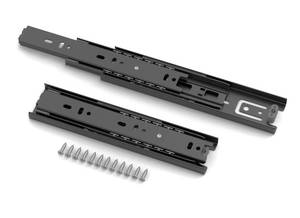 lot 14191 image: 6in Full Extension Drawer Slides Telescopic Ball Bearing Slide Rail Drawer Track jig Drawer Guides Telescopic Shelf Slides Side Mount for Desk and Cabinet Furniture Replacement Parts (1Pair-6in)
