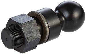 lot 14196 image: Buyers Products 1802056 Heat Treated Black Oxide 2-516 in Hitch Ball With 1.5 in Shank dia x 2.75 Length 1 in Riser, 30,000 lb MGTW for Trailer, RV, Marine & Heavy��Duty Towing (3.75 in Total Length)