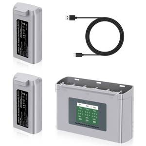 lot 14235 image: Spicula Mini 4K Battery Charger Kit 2400mAh Mini 4K2 Series Intelligent Flight batteryc�2 and 3-Bay Charging hub with LED Display�1 Compatible with DJI Mini 2SE2 SE4K Drones