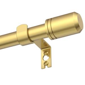 lot 14255 image: GXOACKJ Gold Curtain rods for windows 48 to 84 Inches, Adjustable Small 58 inch Window Curtain Rod Set with Brackets for Bedroom Living Room
