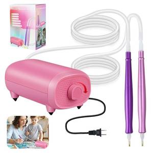 lot 14258 image: Vacuum Diamond Painting Pen with 2 Pens, Painter Vacuum Diamond Art Pen with Adjustable Suction Power, Diamond Art Pen No Wax Needed with 2 Pens, Quiet and 2 Pens Drawing at the Same Time (Pink)