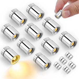 lot 14300 image: BTFO 10pcs Miniature Led Lights, Tiny Small Led Lights Battery Powered Balloon Mini Spot for Paper Lantern Party Decoration Micro Crafts Models Dollhouse Accessories(Warm White Light)