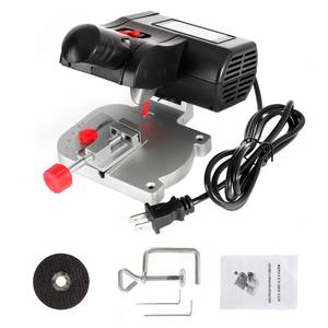 lot 14303 image: BEAMNOVA Mini Cut-Off Saw for Crafts & Small Materials, 2 Blade Precision Cutter, Max 12mm Non-Metal  10mm Soft Metal, Compact Hobby Tool (Not for Large Wood or Heavy-Duty Use)