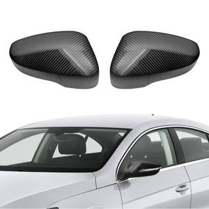 lot 14324 image: Rearview Mirror Cover Cap Compatible with VW Beetle 2012-2019, Jetta MK6 2011-2018��Only for US Model with Turn Signal��, Pair Side Door Mirror Housing Trim (Carbon Fiber)