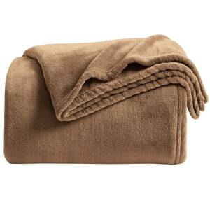 lot 14356 image: KMUSET Brown Throw Blanket Twin Size - Warm Cozy Soft Lightweight Blankets All Seasons Suitable 60 x 80 inches