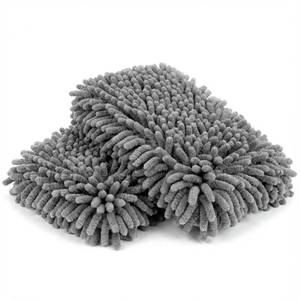 lot 14359 image: Microfiber Cleaning Cloths for Cars - 2 Pack Chenille Microfiber Wash Pads Gray Car Wash Pad for Gentle Cleaning of Cars Motorcycles Boats,Soft and Highly Absorbent,Easy to Clean and Reusable