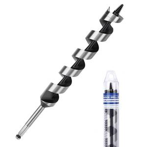 lot 14363 image: 1-14 inch X 11.8 inch Auger Bit for Wood, 32x300mm Hex Long Auger Drill Bit for Wood, Hard Wood,Ship, Composite Materials, Drywall and DIY Projects