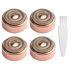 lot 16400 image: 4 Pack Replacement Heads Gen 2 Compatible with Flawless Facial Hair Remover, Replacement Blades Heads Compatible with Flawless Generation 2
