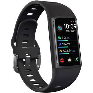 lot 16420 image: FITVII FINO 2 Slim Fitness Tracker, Smart Watch with Blood Oxygen, Sleep Monitor, 247 Heart Rate & Blood Pressure, IP68 Waterproof Health Activity Trackers with Calories Step Counter for Women Men