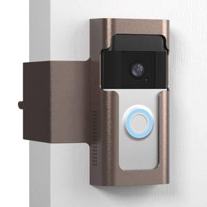 lot 16430 image: Anti Theft Ring Doorbell Mount Metal Ring Apartment Door Mount Blink Doorbell Camera Holder No Drill - Renter Friendly Ring Doorbell Mount No Damage