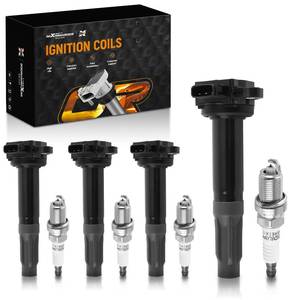 lot 19949 image: maXpeedingrods UF668 Ignition Coil Pack for Subaru Legacy Outback 2.5 H4 2010 2011 2012 Set of 4 Coil Kit and Iridium Spark Plugs 7092 UF-668
