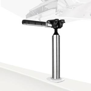 lot 20191 image: Grill Mount Rod Holder Mount for Boat Marine Rectangular GrillsSingle Mounting BaitFilet TablesBoat Cutting Board, All-Angle Adjustable Level Table Mounting,for Fishing Boats BBQs Barbecue