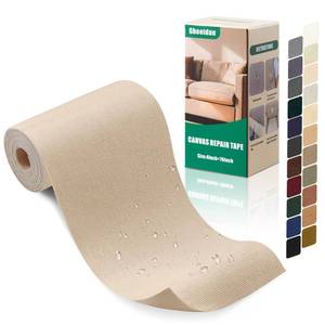lot 20203 image: Gheeidau Canvas Repair Tape 4�70 Inch Waterproof Self-Adhesive Fabric Repair Patch for Repairing Boat Covers,Tents,Patio Umbrellas,Car Seats,Luggage,Sofas.(Light Beige)