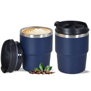 lot 20259 image: CHLJAR 6oz Vacuum Insulated Espresso Cup Set of 2, Espresso Shot Cup for Coffee, Double Wall Stainless Steel Mini Tumbler Shot Glasses with Lid