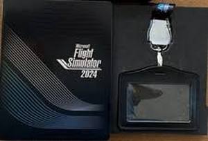lot 6119 image: Microsoft Flight Simulator 2024 Promotional Lanyard and Certificate Set