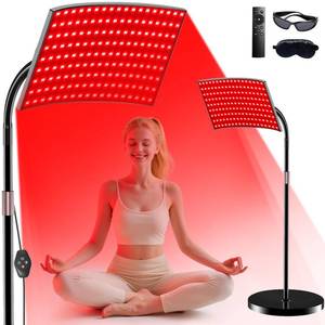 lot 1550 image: Red Light Therapy for Body Face Infrared Light Therapy for Body with 660nm and 850nm Near Infrared LED Red Light Therapy Large Panel at Home Protective Glasses for Home Use, Gift for Women Girl