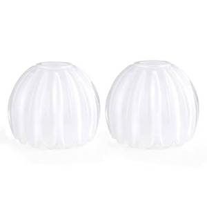 lot 1566 image: Glass White Tulip Lamp Shades, Small Flower Lampshades,Replacement Mini Lamp Shade for Floor Lamp Table Wall Lamp Chandelier Decor (White Frosted-2)