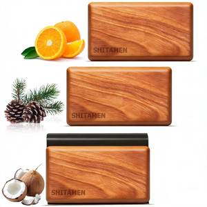 lot 2381 image: Car Air Freshener, Wood Air Freshener, Car Odor Eliminator for Visor Clip, 3-Pack Variety Scent Refill, Long Lasting - CLIP INCLUDED (Cabana-Pine-Orchard)