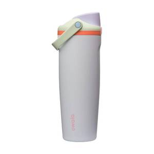 lot 2384 image: Owala FreeSip Sway Insulated Stainless Steel Water Bottle with Two-Way Spout, Built-In Straw and Bucket Handle, Made for Travel, School, and Sports, 30oz, BPA Free, Leak Proof, Beach House