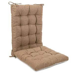 lot 2419 image: Algudbilt Rocking Chair Cushions Comfortable Tufted Seat Cushion Pads Non-Skid Backed Set of Backrest Cushion and Seat Bottom for Porch Rocker Adirondack Chair (Tan, Backrest-24X17,Bottom-17x17)
