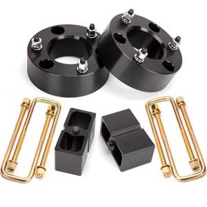 lot 3050 image: Dynofit 3in Front and 2in Rear Lift Kits for 2007-2024 Silverado 1500 Sierra 1500 (2WD4WD), Full Suspension Leveling Kit with Front Strut Spacers and Block U-Bolt Set