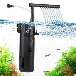 lot 3067 image: hygger Aquarium Internal Filter for 30-80 Gallon Tank, Flow Rate Adjustable 4 in 1 Submersible Fish Tank Filter with Aeration System,FiltrationOxygenationWavekerCirculation