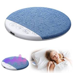 lot 4149 image: Sleep Pillow Speaker Under for Sleeping, Under Pillow Speaker with Sleeping and Sleep Timer with White Noise, Mini Portable Slim Wireless Bedside Speak