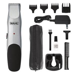 lot 4158 image: Wahl Groomsman Corded or Cordless Beard Trimmer for Men - Rechargeable Grooming Kit for Facial Hair - Beard Trimmer and Groomer - Model 9918-6171V