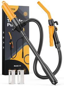 lot 5978 image: GPUTEK E1 Fuel Transfer Pump Battery Powered 2.6GMP Portable Siphon Pump with Controlled Flow and Leak-Proof 59-Inches Hose for Gasoline Gas Diesel Water