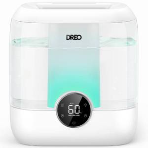 lot 5994 image: DREO Humidifiers for Bedroom, 6L Easy to Fill and Clean, 60H Runtime for Large room, 28 dB Quiet Cool Mist Air Humidifier for Plant, Baby Nursery, Home, Indoor, Night Light, Precise Humidity Control