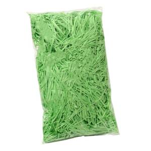 lot 6198 image: JINZOFLY Raffia Paper Shreds, 100g Shredded Paper for Gift Box, Crinkle Cut Paper Shred Filler for Gift Wrapping and Basket Filling(Green)