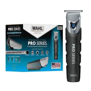 lot 6199 image: Wahl USA Pro Series Forever BladeTM Stainless Steel Cordless Rechargeable Beard Trimmer for Men with No Slip Grip and USB Charge � Model 3026017