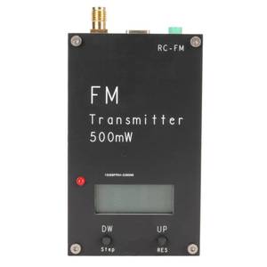 lot 6271 image: Digital FM Transmitter Module, 2000M 500mW FM Stereo Transmitter with LCD Screen, Stereo Sound, 3.5mm Connector, USB C Port, for Small FM Radio Station