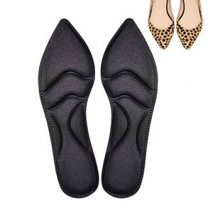 lot 6277 image: Shoe Insoles Women, Arch Support Insoles Breathable, New Material,5D Sponge Barefoot Comfort Insoles and High Heel Inserts (Black)